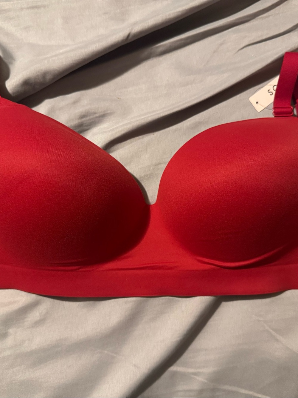 Soma Woman’s Red Wireless Bra Size 42C